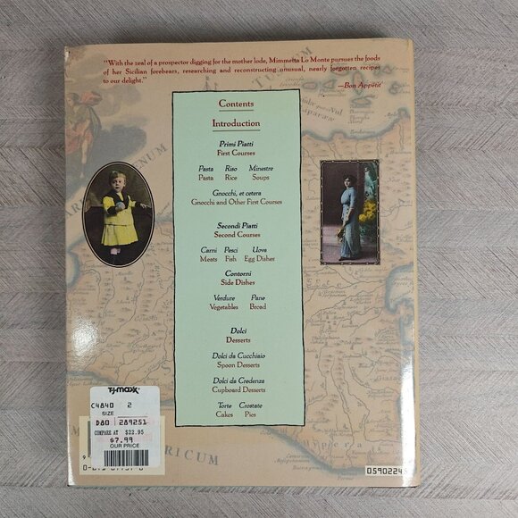 Mimmetta Lo Monte's Classic Sicilian Cooking Vintage Italian Cookbook Hardcover - Picture 9 of 9
